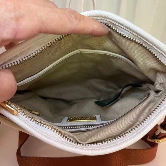 Ralph Lauren White and Tan Men's Messenger Bag - Picture 9 of 12